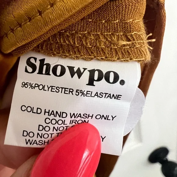 NWT Showpo Nelssy Halter Neck Scarf Top - Picture 6 of 8